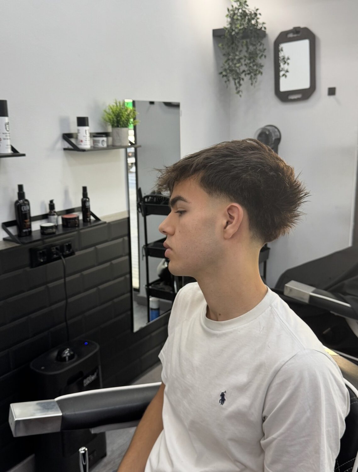 Corte juvenil con textura