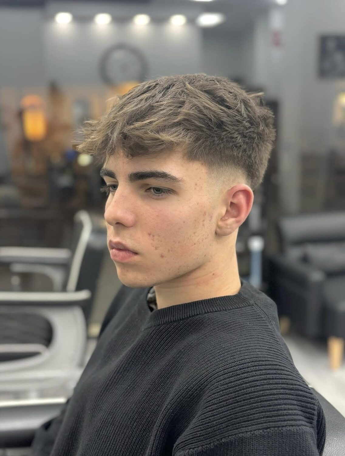 Crop texturizado con fade